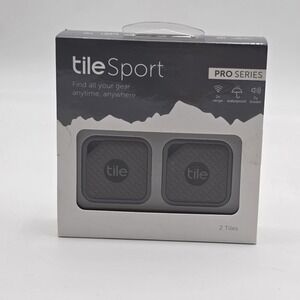 NEW Tile Sport Pro Series Bluetooth Tracker Graphite/Gray - 2 Tiles